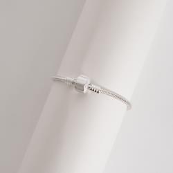 Pulseira para berloques 2.4 fecho redondo liso