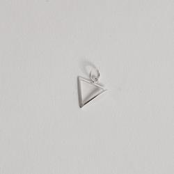 Pingente triângulo vazado 12mm