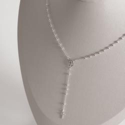 Terço cadeado bolas 3mm 45cm com fecho