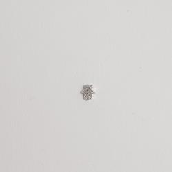 Piercing haste mão cravejada 7mm