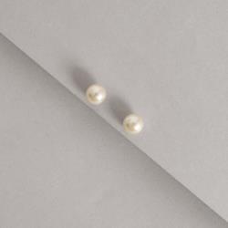 Brinco pérola redonda 10mm