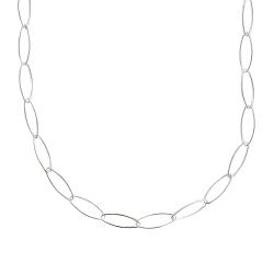 Choker corrente elos navetes 5.5 38+5cm
