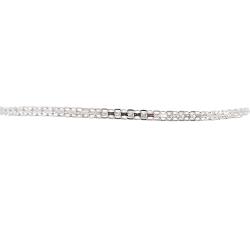 Pulseira corrente esteira 2.4 19cm