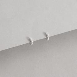 Argola click cravejada frente e verso 9mm