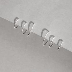 Trio argolas 10, 12 e 14mm