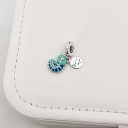 Berloque pingentes camaleão e placa escrito you are magic