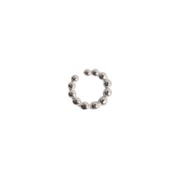 Piercing fake argola rígida fio bolinhas