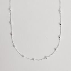 Corrente cartier com bolas 3.0 50cm
