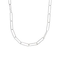 Corrente elo longo facetado 4.0 45cm