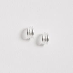 Argola 3 fios texturizados 13mm tarraxa