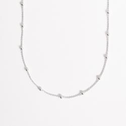 Corrente cartier com bolas 3.0 40cm