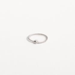 Piercing nariz argola torcida com bola 10mm