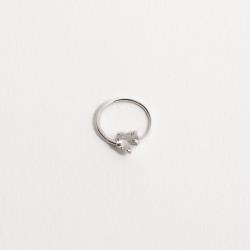 Piercing argola 10mm com zircônia coração