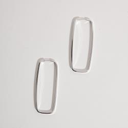 Argola retangular 56mm