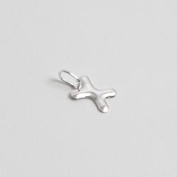 Pingente letra X 15mm