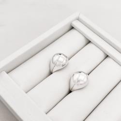 Anel largo círculo pesado